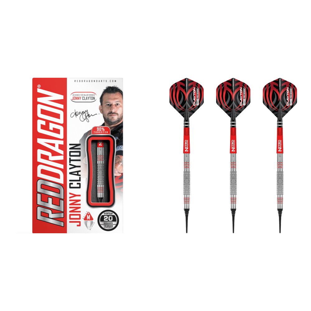 Red Dragon Jonny Clayton Element Softdart 90%