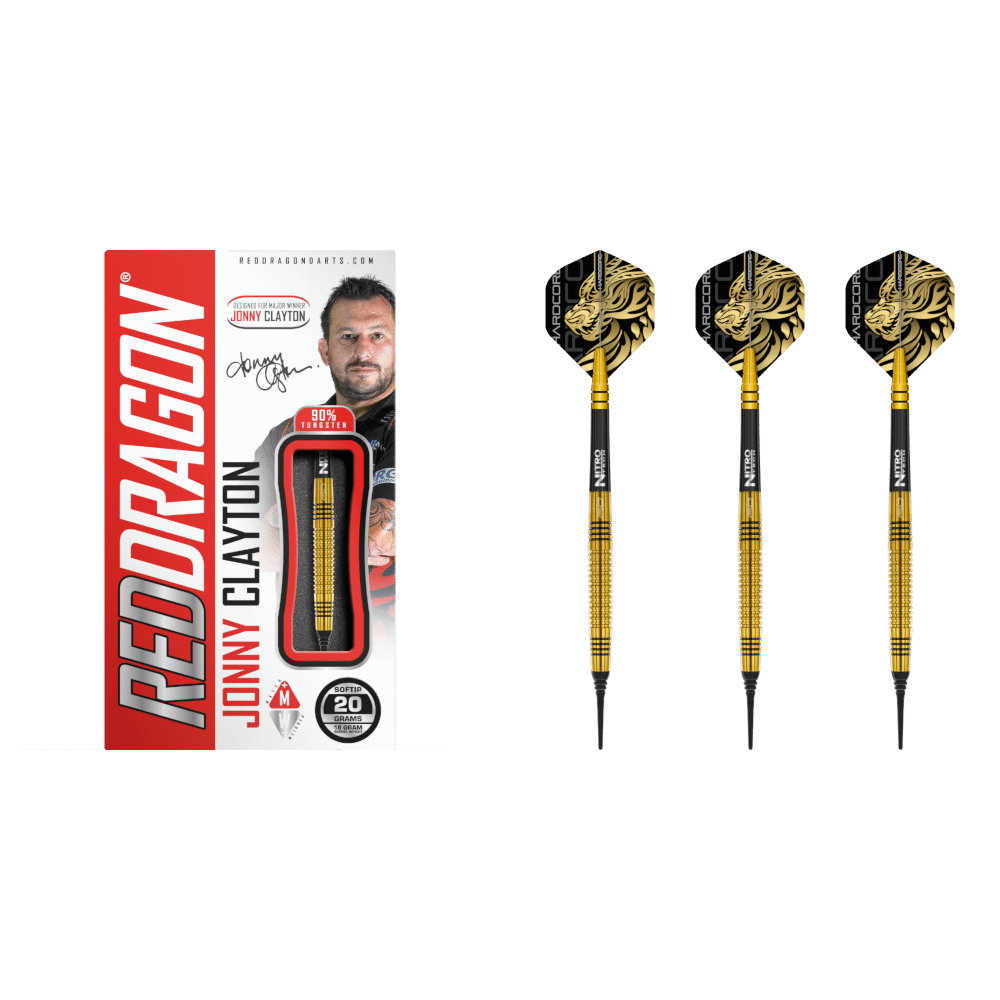 Red Dragon Jonny Clayton Gold Softdart 90%