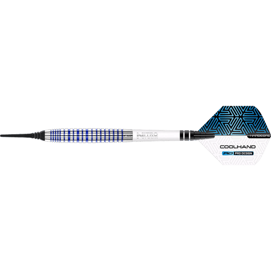 Red Dragon Luke Humphries "Coolhand Luke" TX3 Cool Blue Softdart 90%