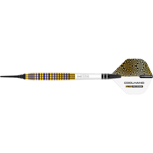 Red Dragon Luke Humphries "Coolhand Luke" TX3 Gold SE Softdart 90%