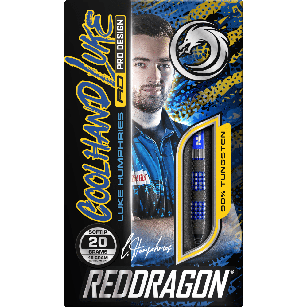 Red Dragon Luke Humphries "Coolhand Luke" TX2 Softdart 90%