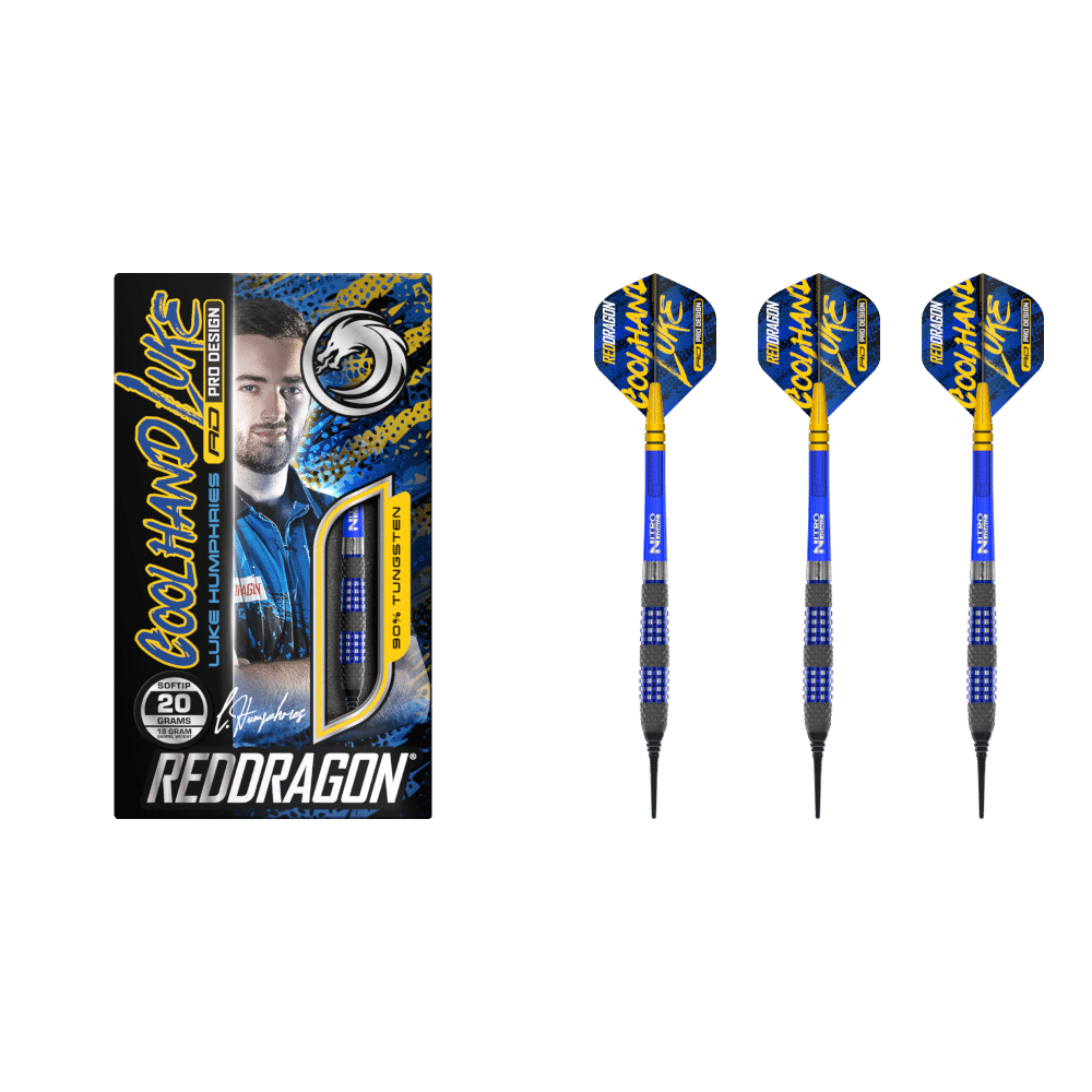Red Dragon Luke Humphries "Coolhand Luke" TX2 Softdart 90%
