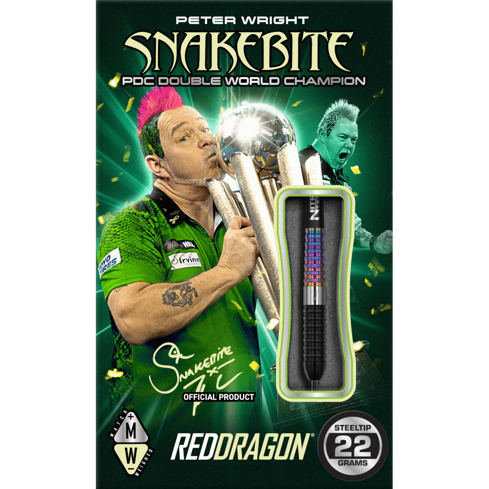 Red Dragon Peter Wright Corra Steeldart 90%