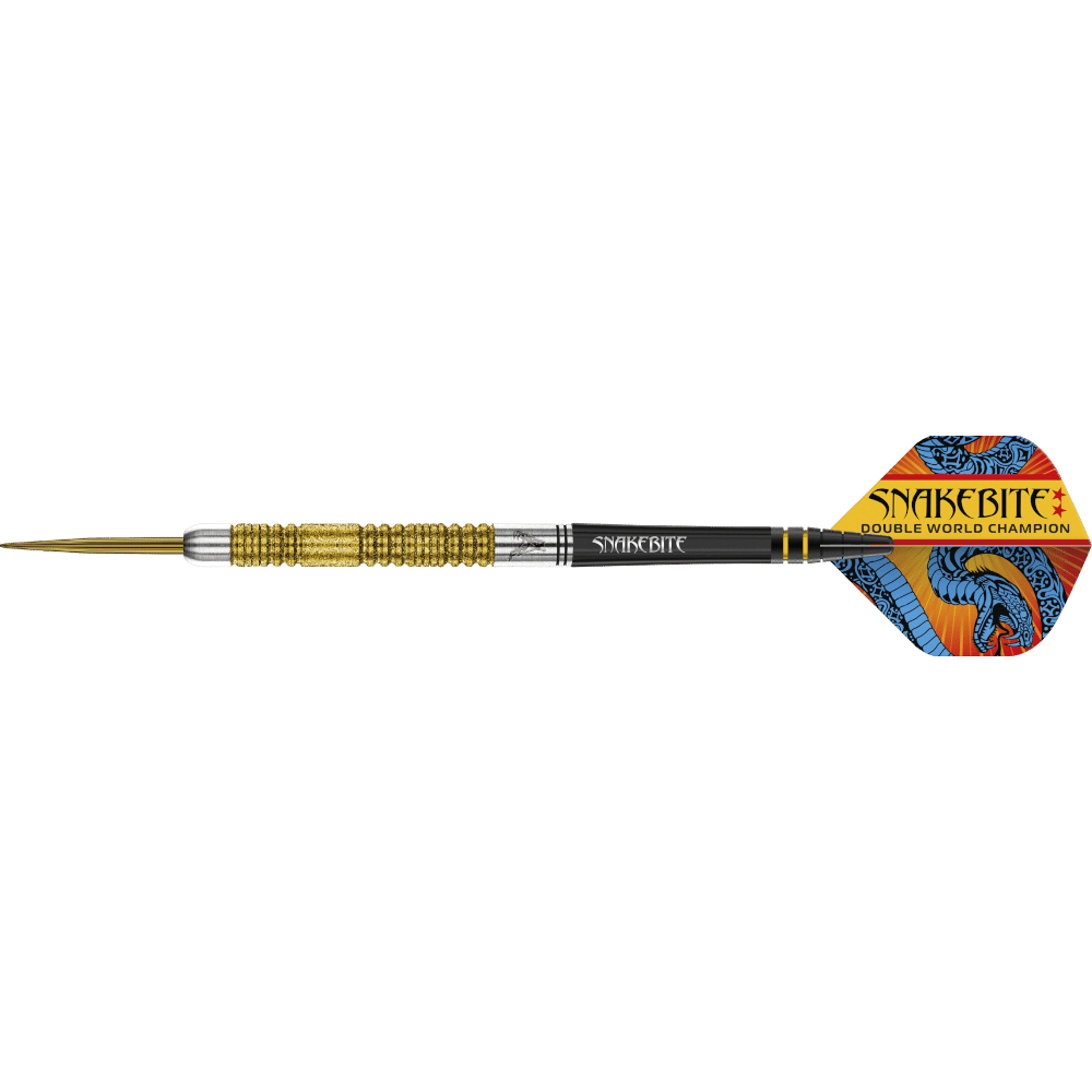 Red Dragon Peter Wright "Snakebite" DWC SE Gold Steeldart 85%