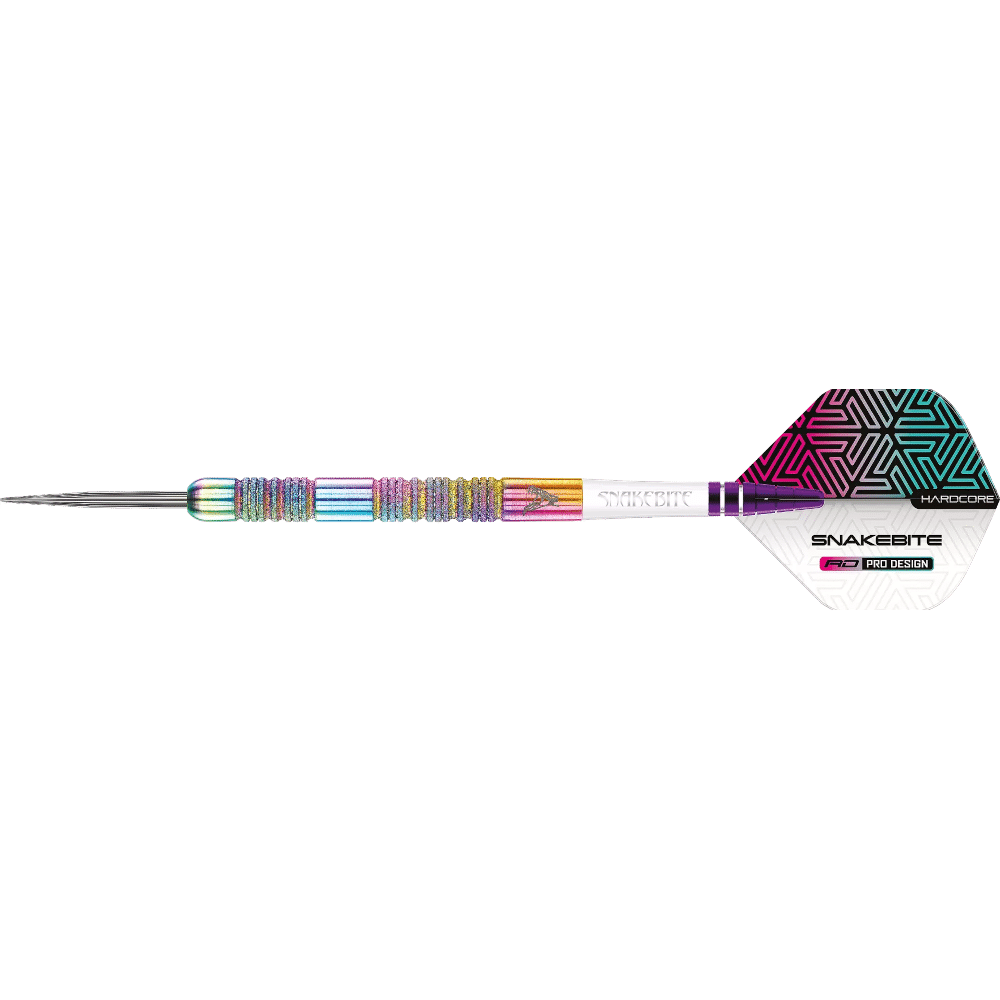 Red Dragon Peter Wright "Snakebite" Diamond Fusion Spectron Steeldart 90%