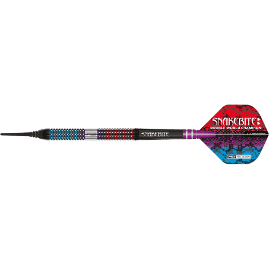 Red Dragon Peter Wright "Snakebite" Spirit Soft Tip Darts 90%