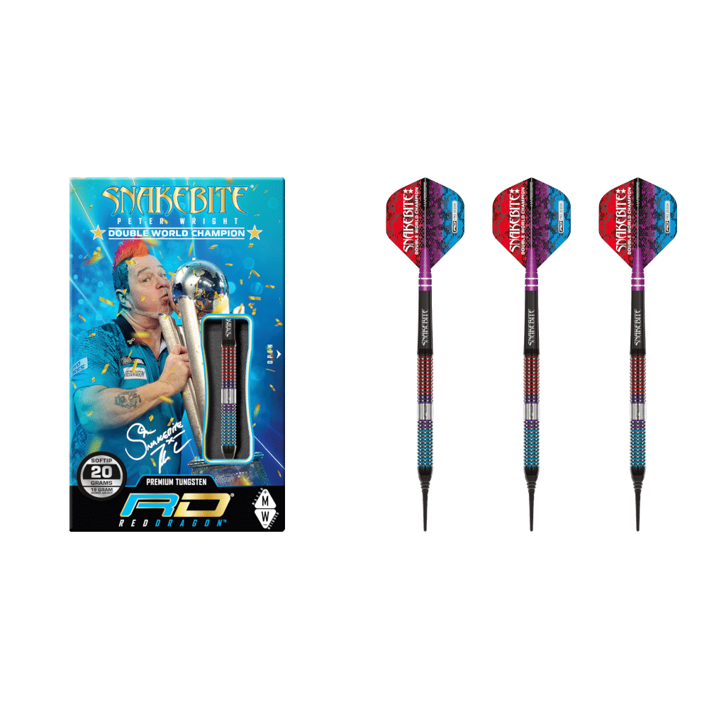 Red Dragon Peter Wright "Snakebite" Spirit Softdart 90%