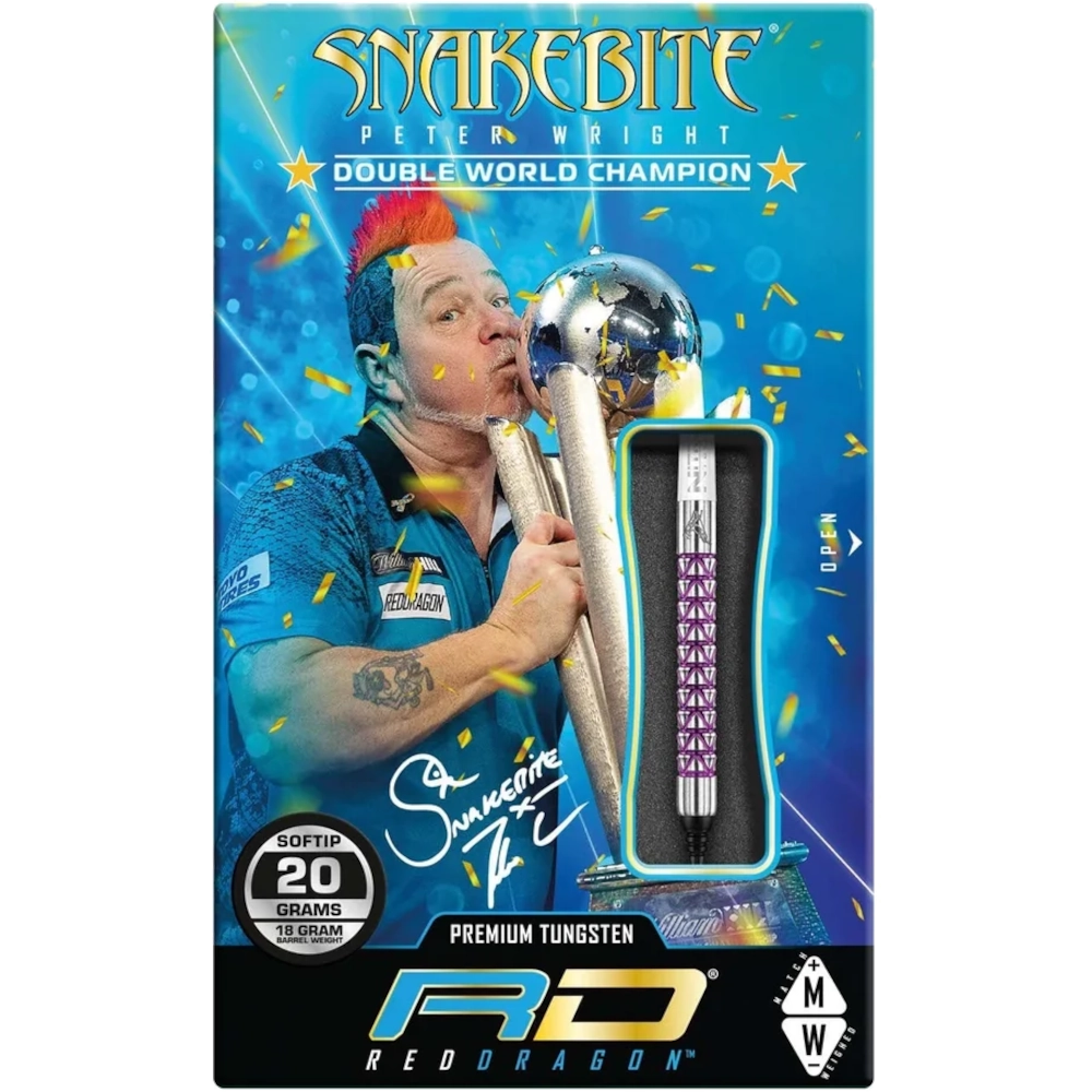 Red Dragon Peter Wright "Snakebite" Vyper Softdart 90%
