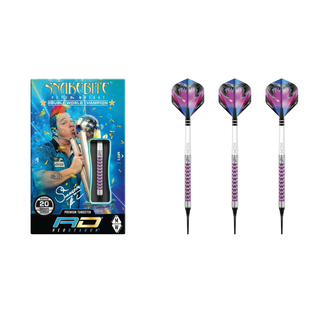 Red Dragon Peter Wright "Snakebite" Vyper Softdart 90%