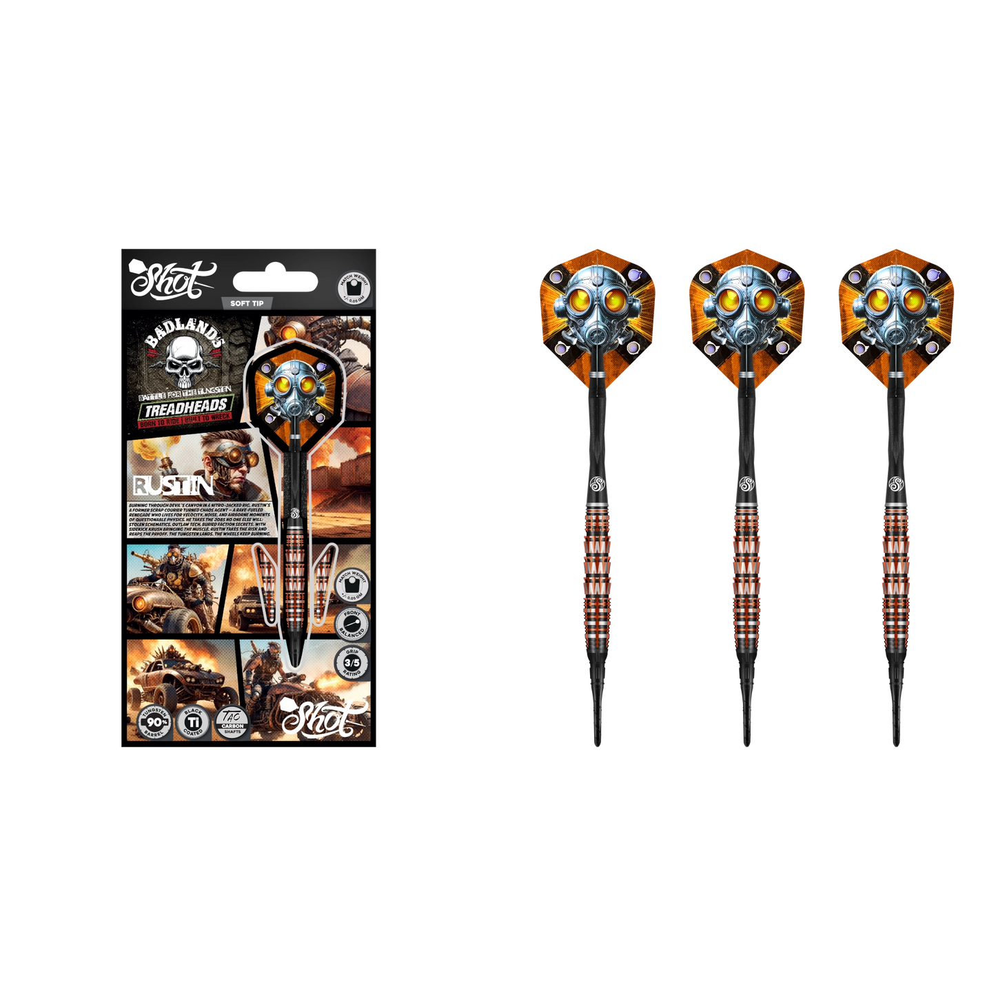 Shot Badlands Rustin Softdart 90%