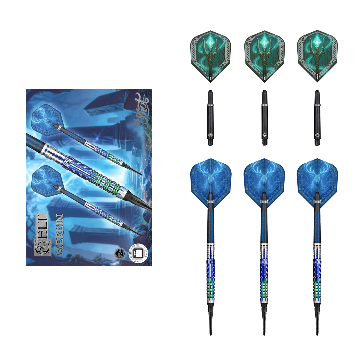 Shot Celt Merlin Steeldart 95%