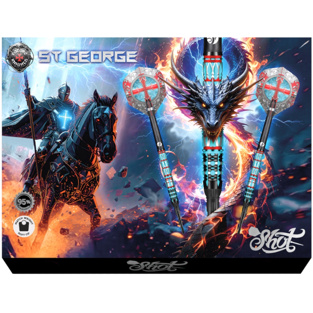 Shot Future Knights St. George Soft Tip Dart 95%