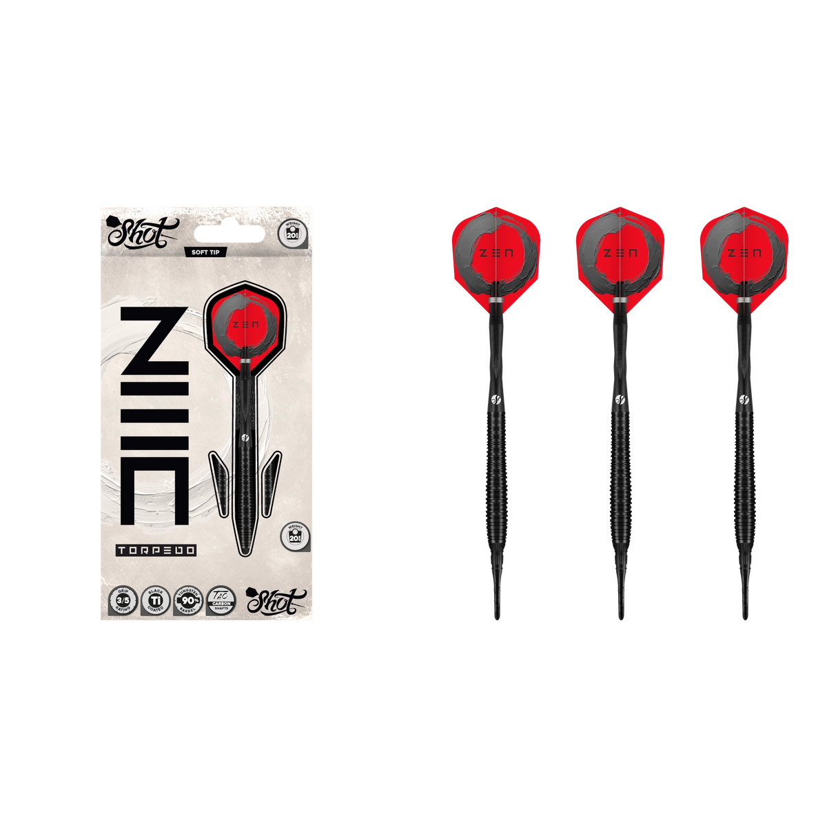 Shot Zen Torpedo Softdart 90%
