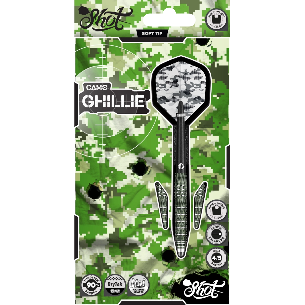 Shot Camo Ghille Softdart - Verpackung