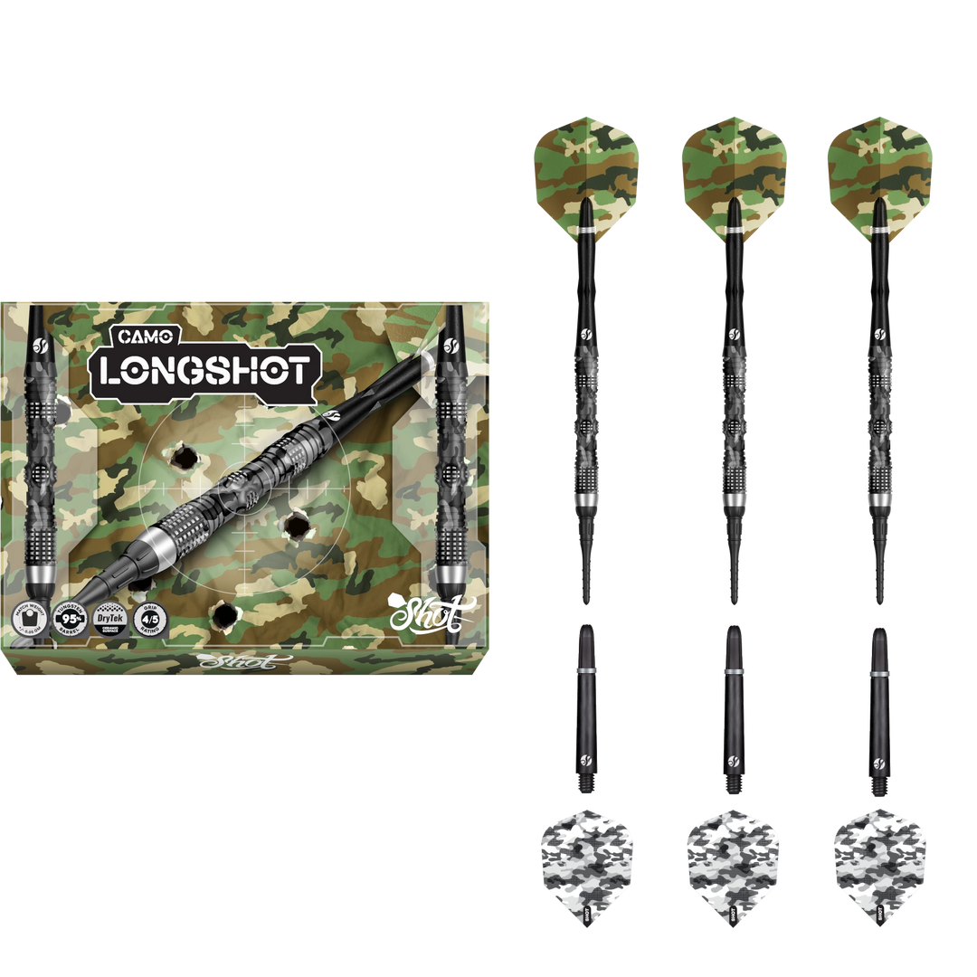 Shot Camo Longshot Softdart - Packungsinhalt