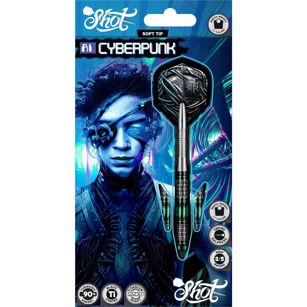 Shot AI Cyberpunk Softdart 90%