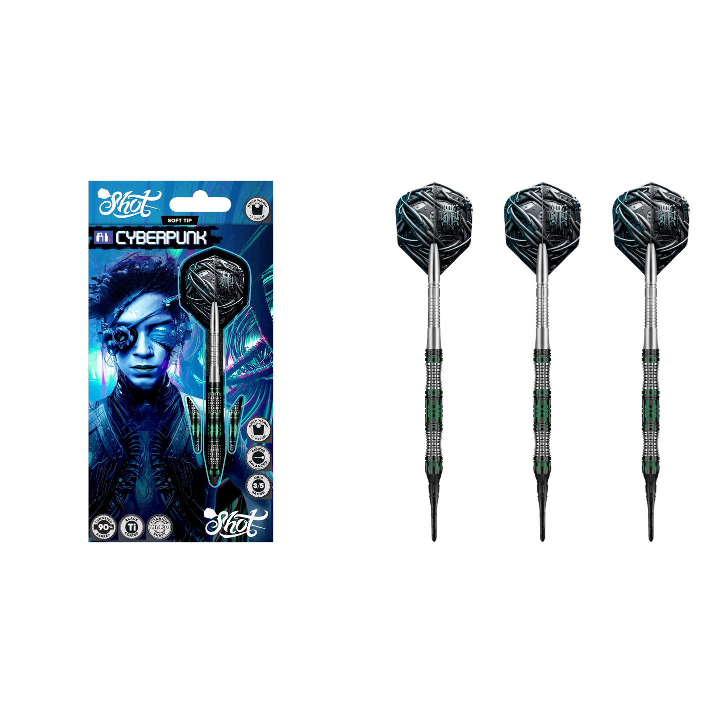 Shot AI Cyberpunk Softdart 90%