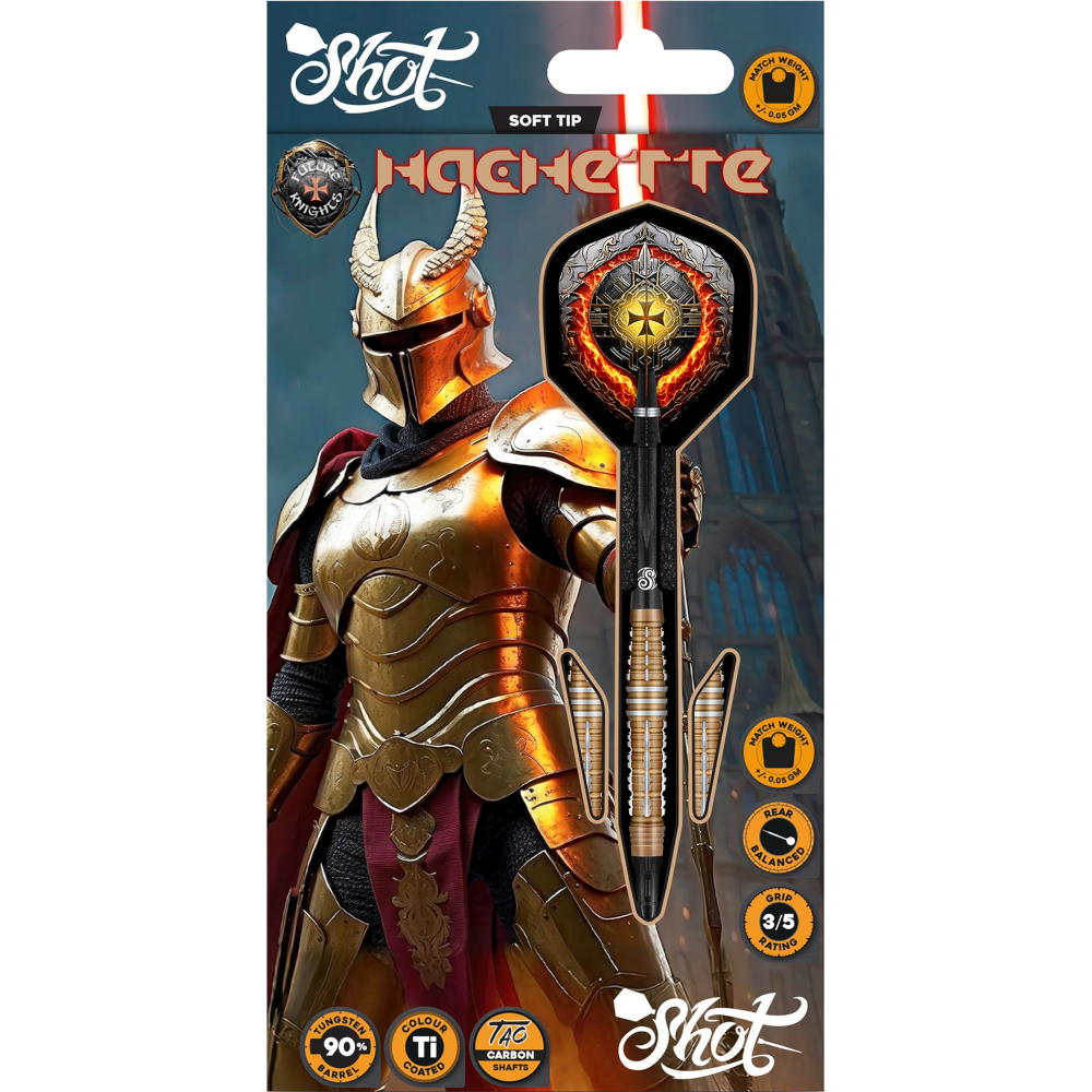 Shot Future Knights Hachette Soft Dart 90%