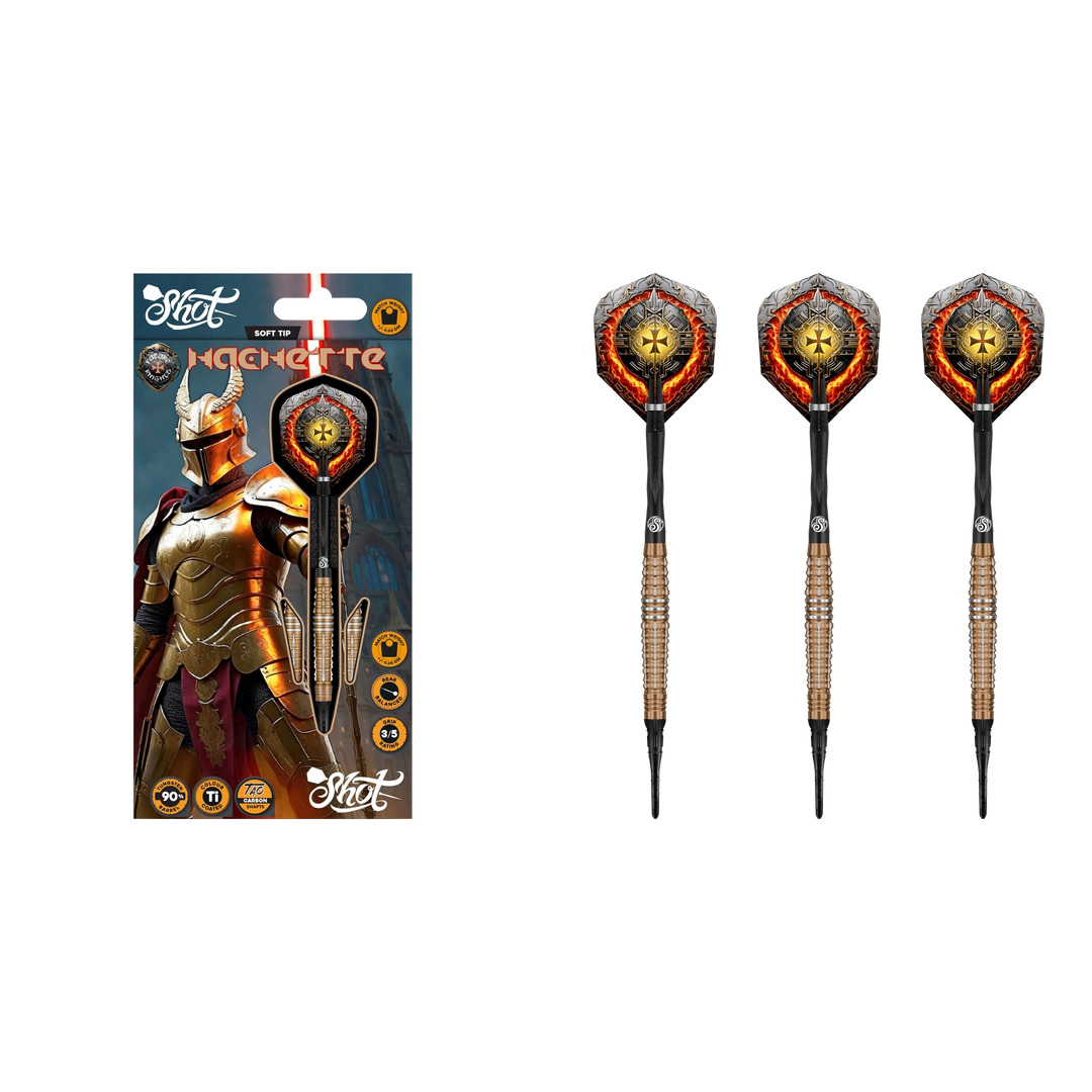 Shot Future Knights Hachette Soft Dart 90%