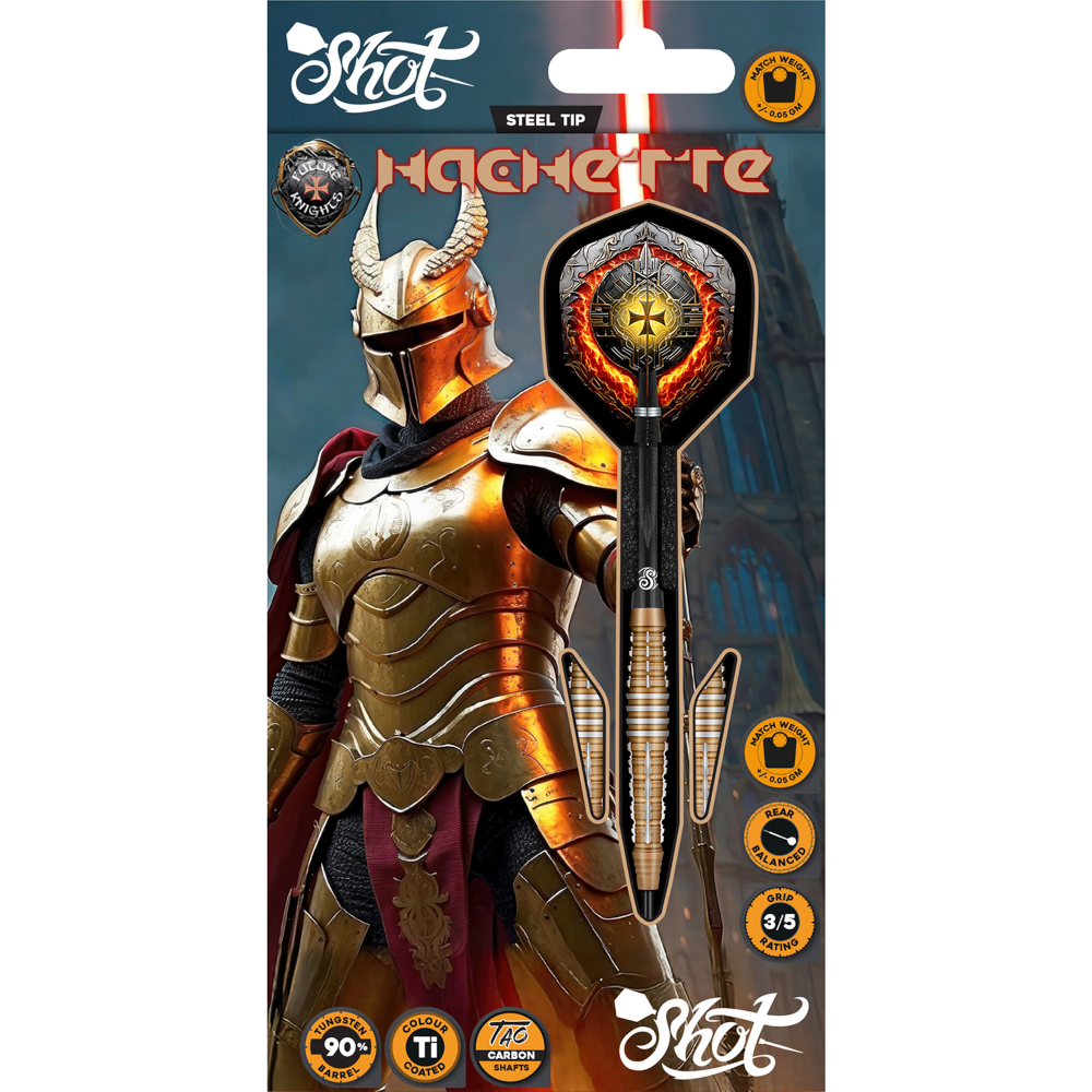 Shot Future Knights Hachette Steeldart 90%