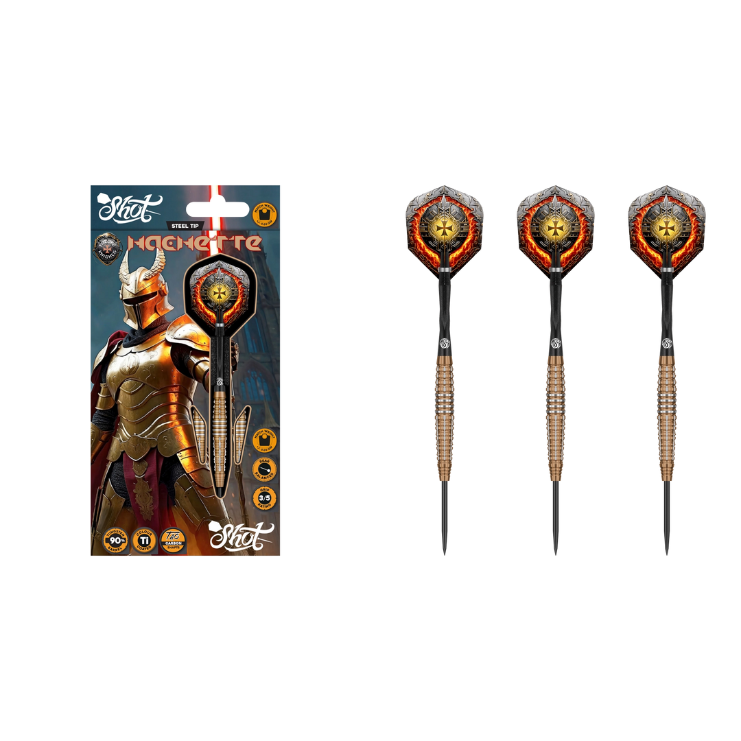 Shot Future Knights Hachette Steeldart 90%