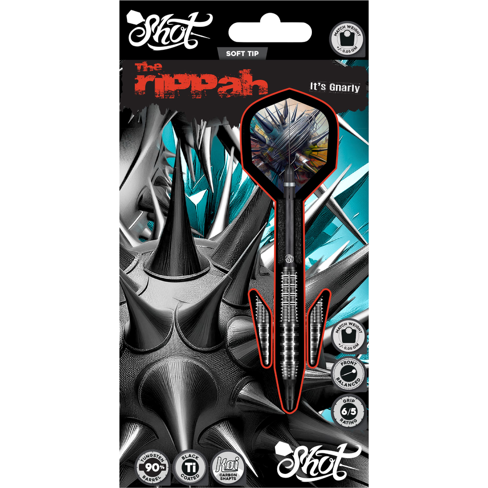 Shot Gnarly Rippah Soft-Tip Dart 90%