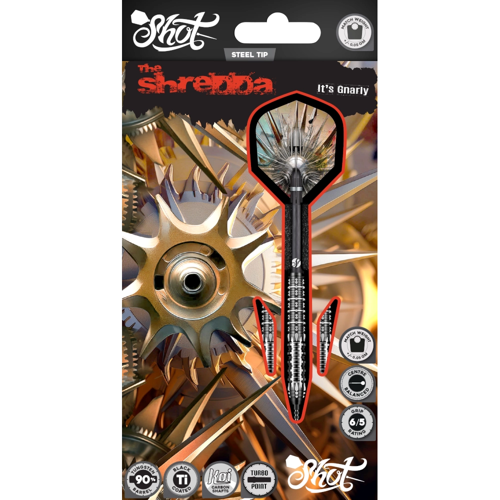 Shot Gnarly Shredda Turbo Point Steeldart 90%