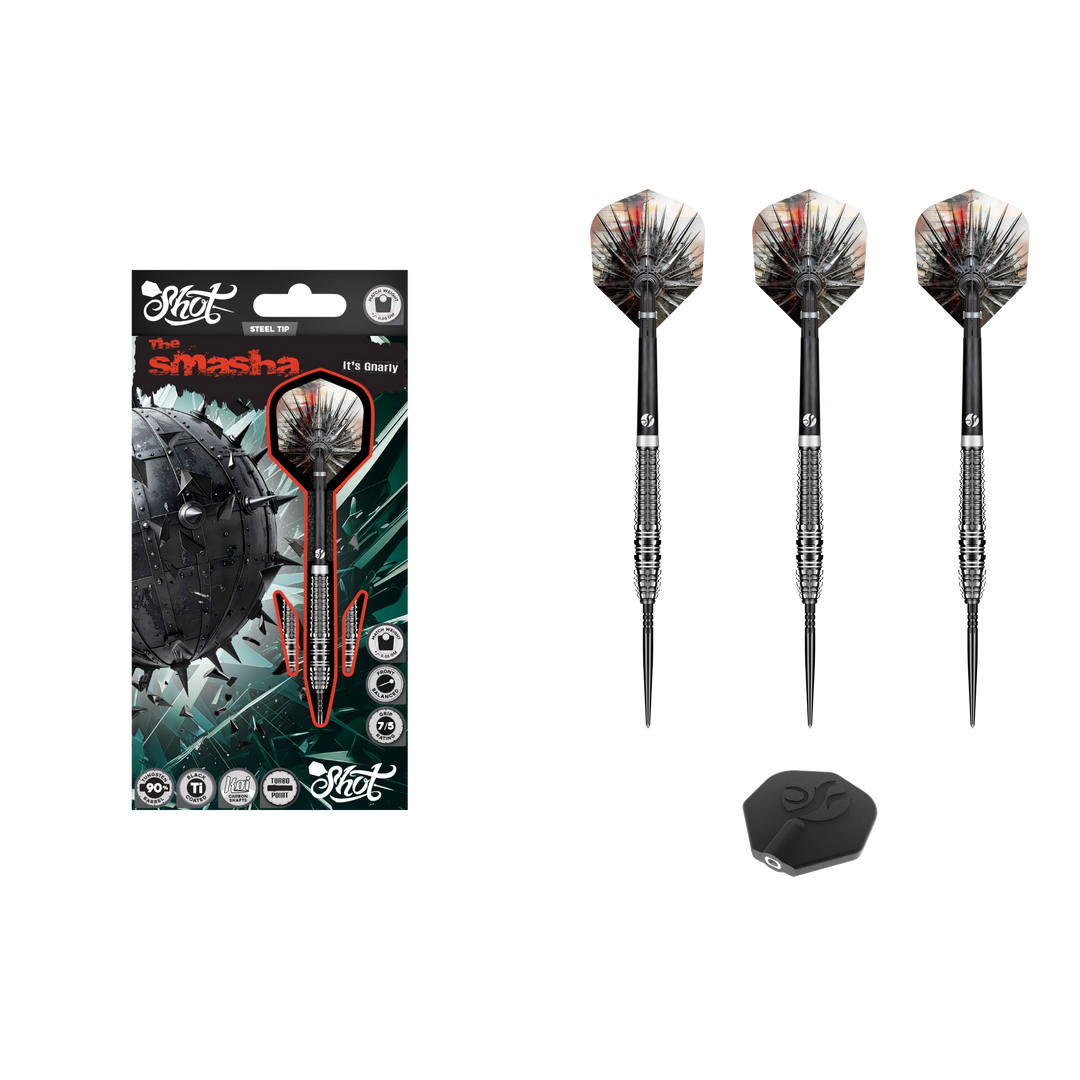 Shot Zen Scallop Turbo Point Steel Tip Dart 90%