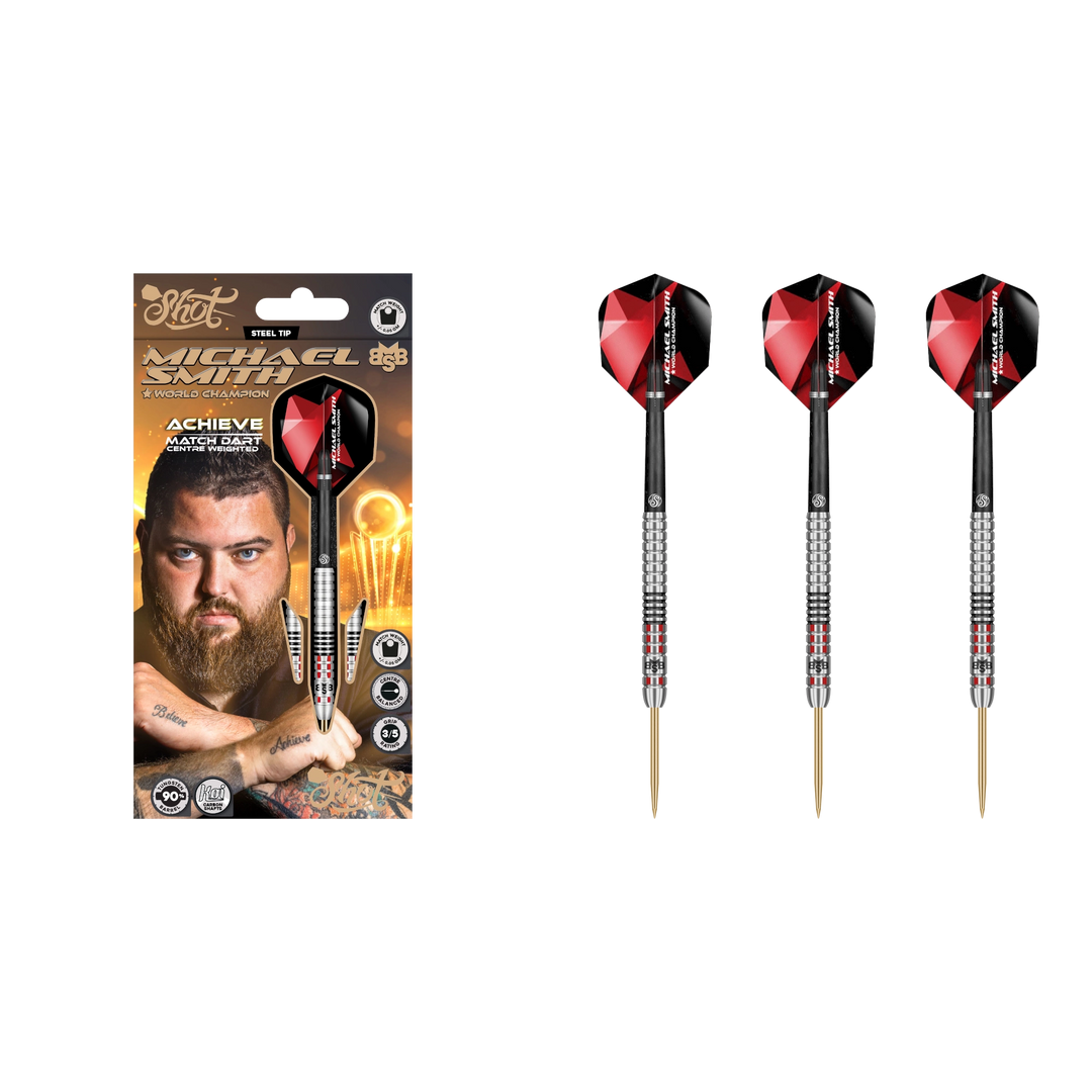 Shot Michael Smith Achieve Steel Dart 90%