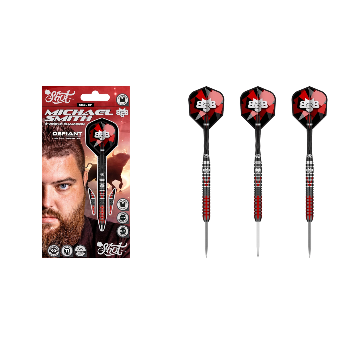 Shot Michael Smith Defiant Steeldart 90%