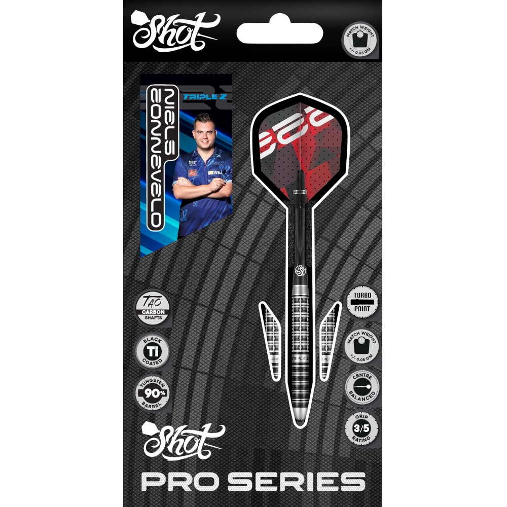 Shot Pro Series Niels Zonneveld 2.0 Turbo Point Steeldart 90%
