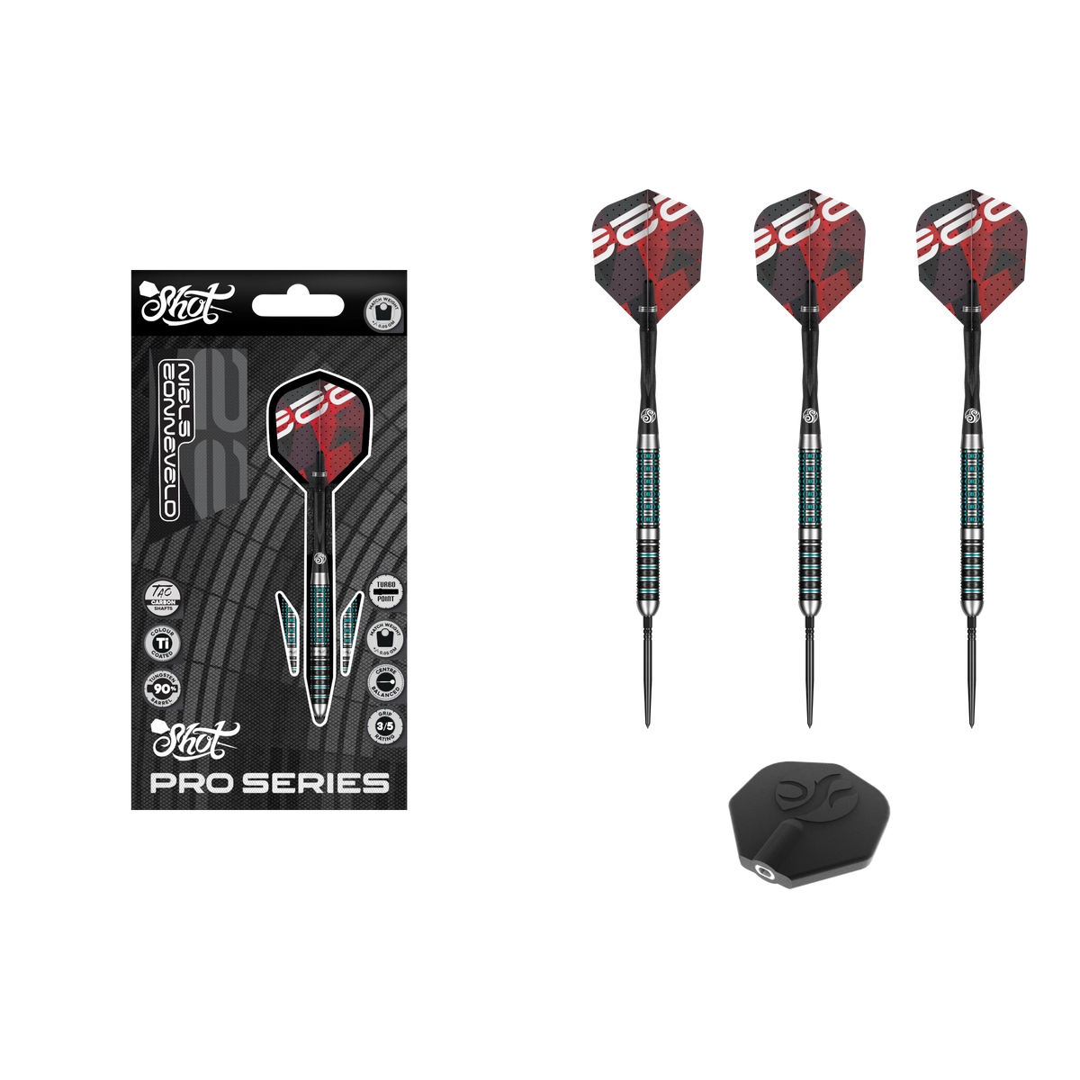 Shot Pro Series Niels Zonneveld Turbo Point Steeldart 90%