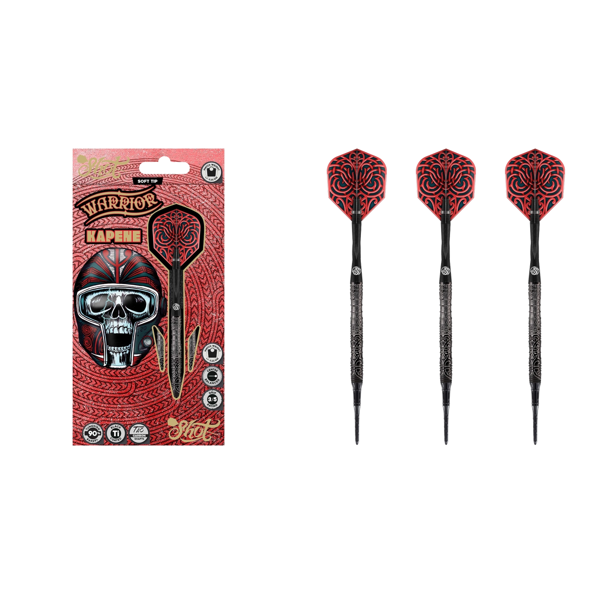 Shot Warrior Kapene Softdart 90%