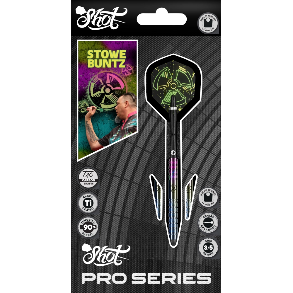 Shot Pro Series Stowe Buntz 3.0 Softdart 90%