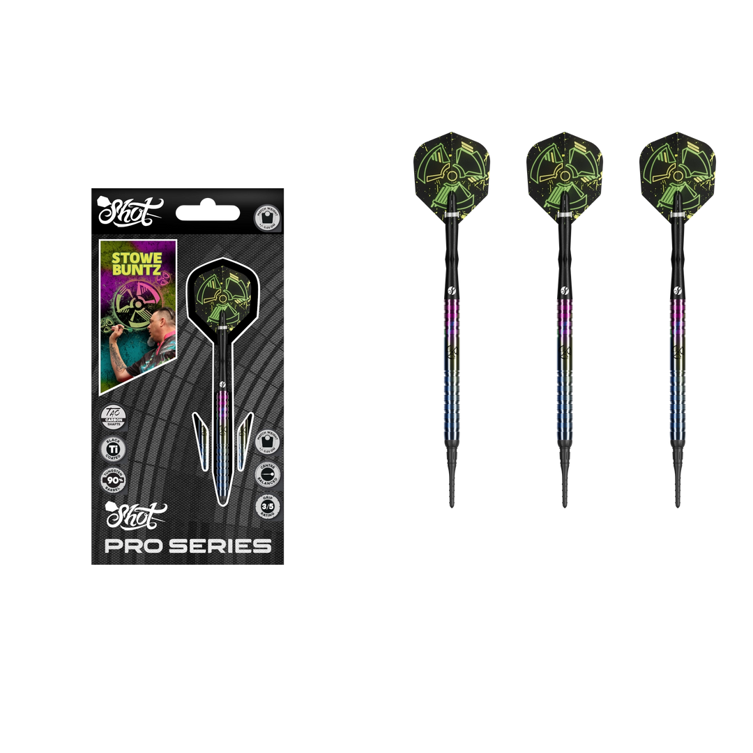 Shot Pro Series Stowe Buntz 3.0 Softdart 90%