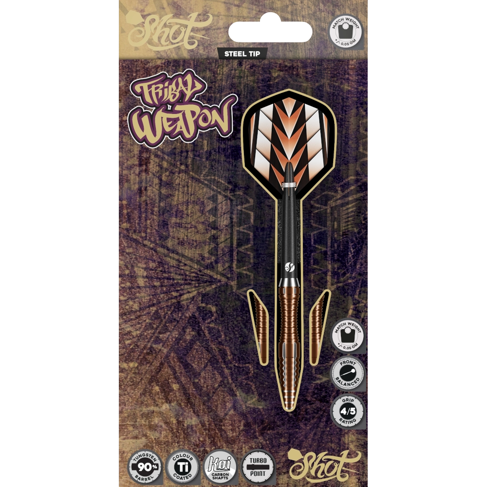 Shot Tribal Weapon 1 Series Turbo Point Steeldart 90%