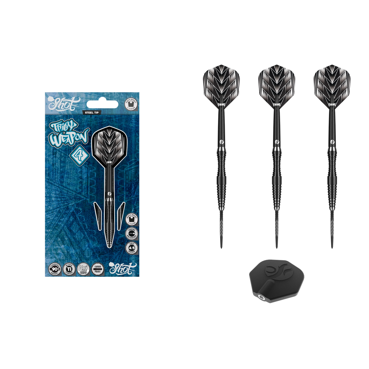 Shot Tribal Weapon 4 Series Turbo Point Steeldart 90%