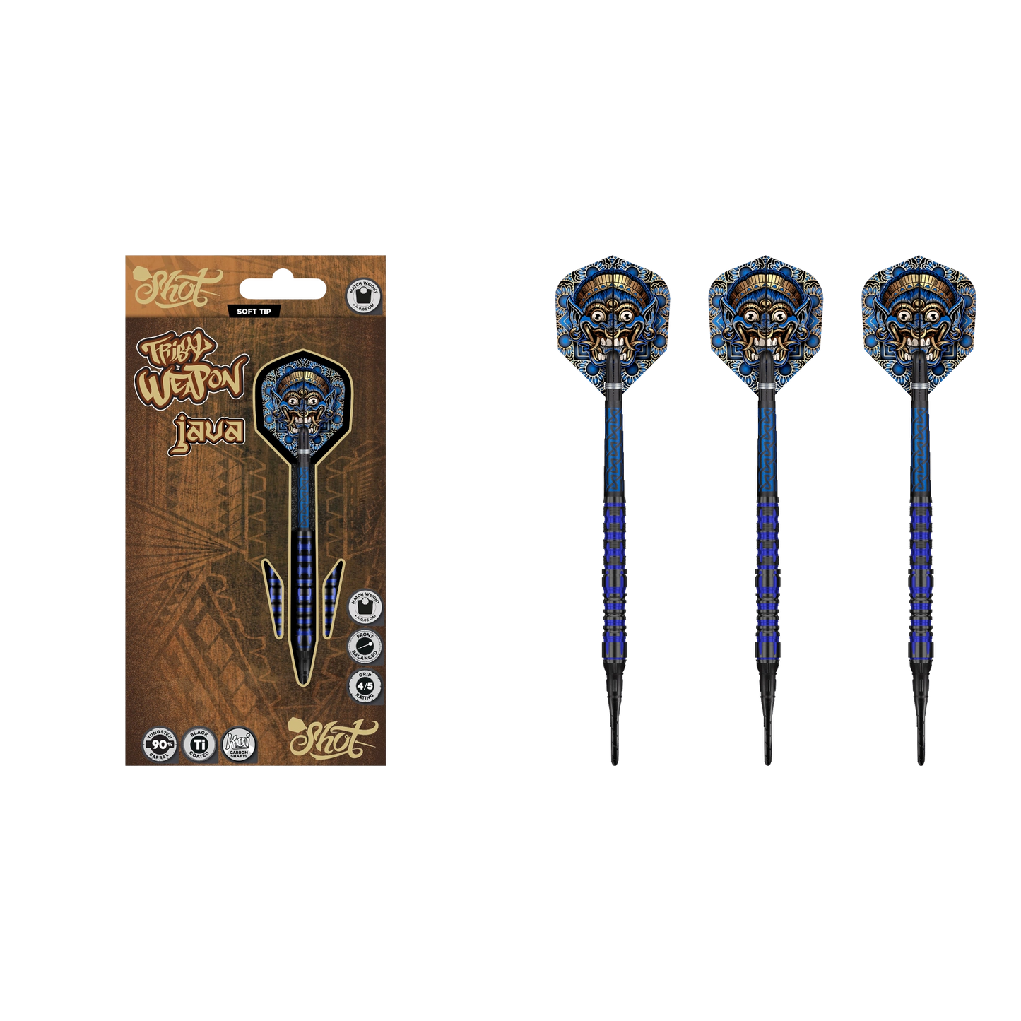 Shot Tribal Weapon Java Softdart 90%
