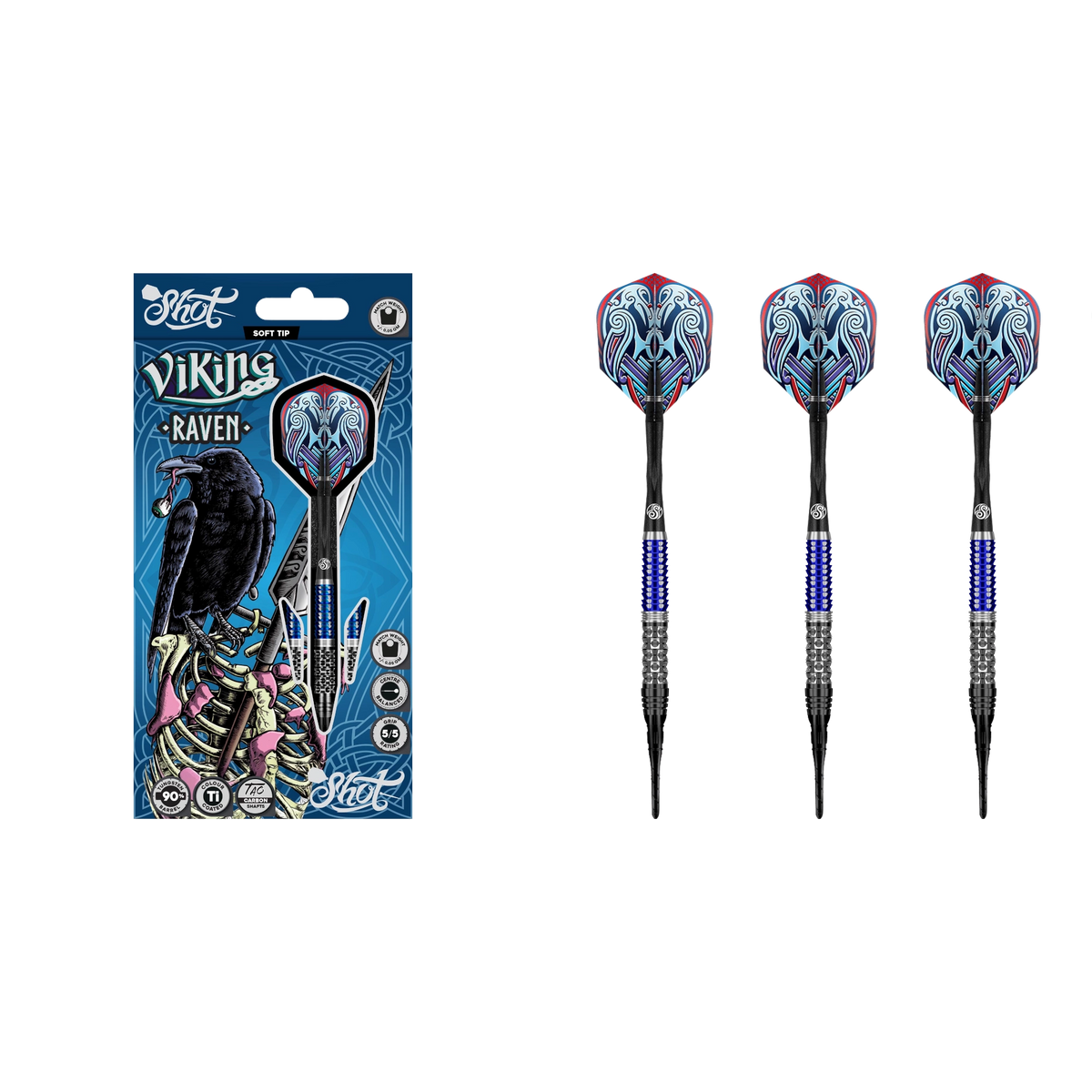 Shot Viking Raven Softdart 90%