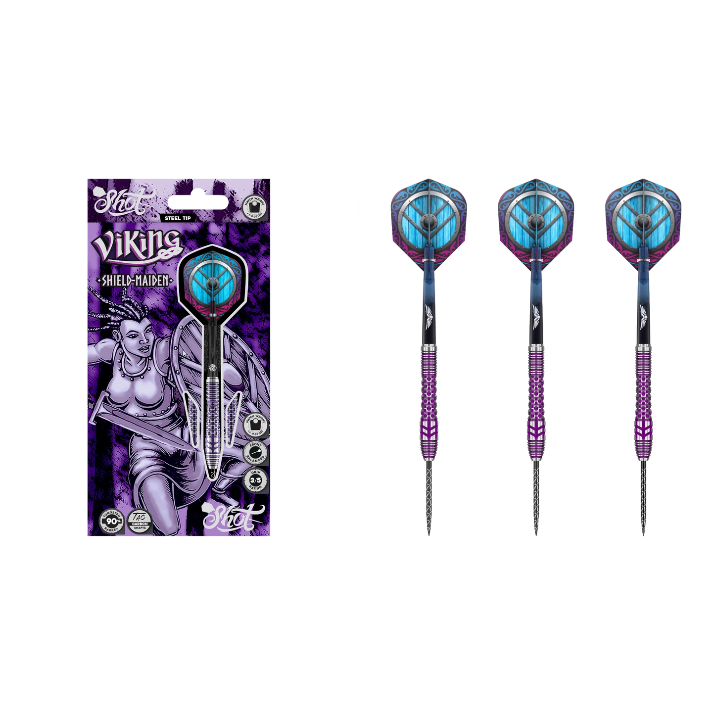 Shot Viking Shield Maiden Steeldart 90%