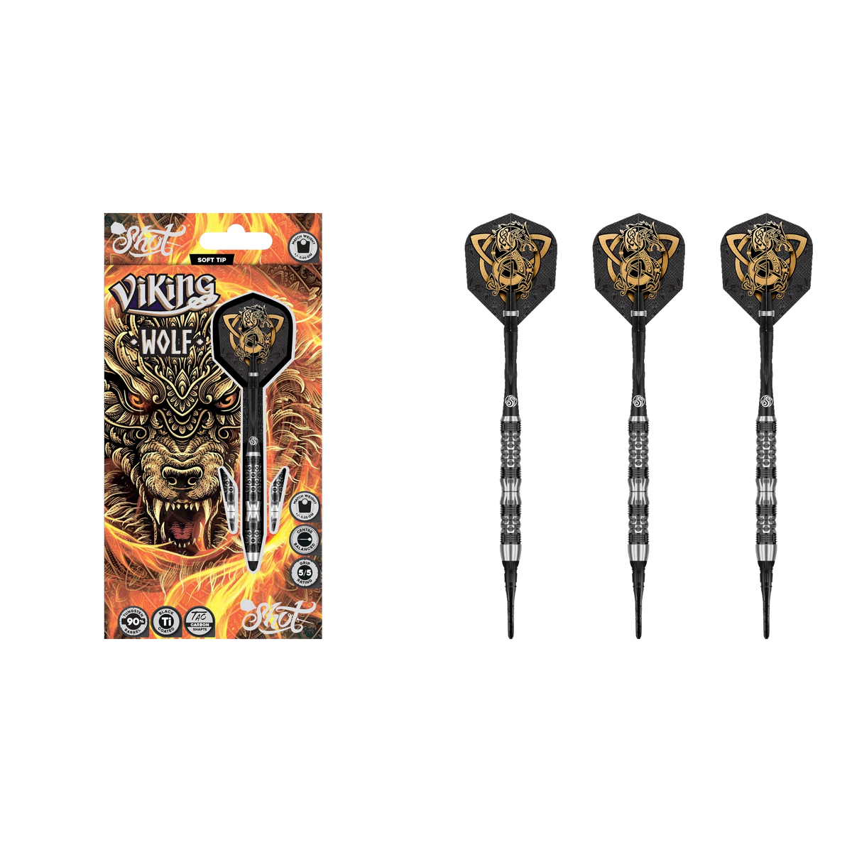 Shot Viking Wolf Softdart 90%