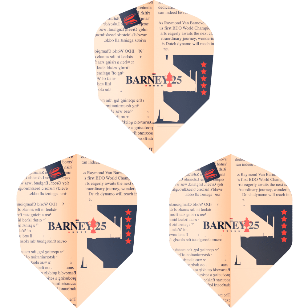 Target Pro Ultra Raymond van Barneveld Barney 25 Flight (9 pieces)