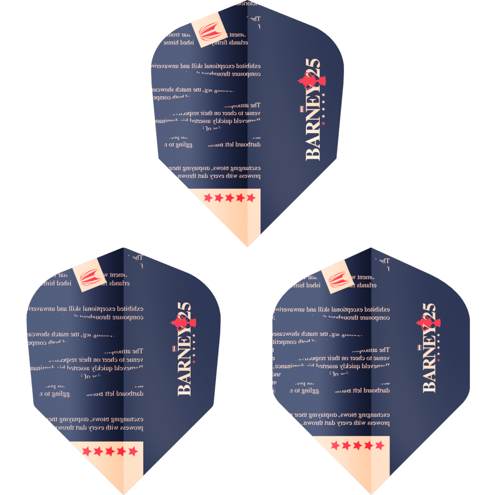 Target Pro Ultra Raymond van Barneveld Barney 25 Flight (9 pieces)