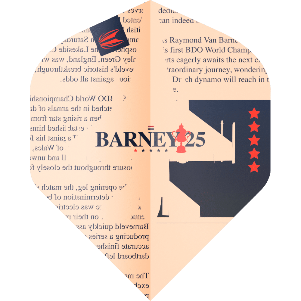 Target Pro Ultra Raymond van Barneveld Barney 25 Flight (9 pieces)