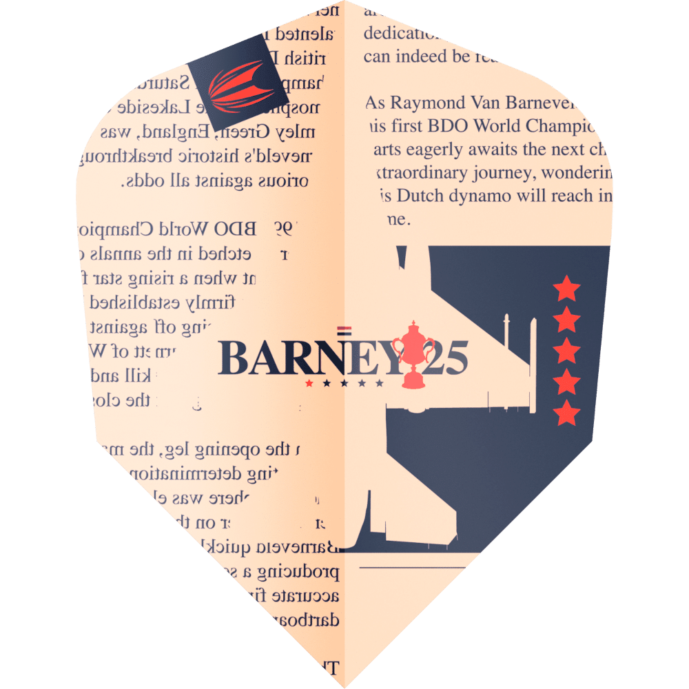 Target Pro Ultra Raymond van Barneveld Barney 25 Flight (9 pieces)
