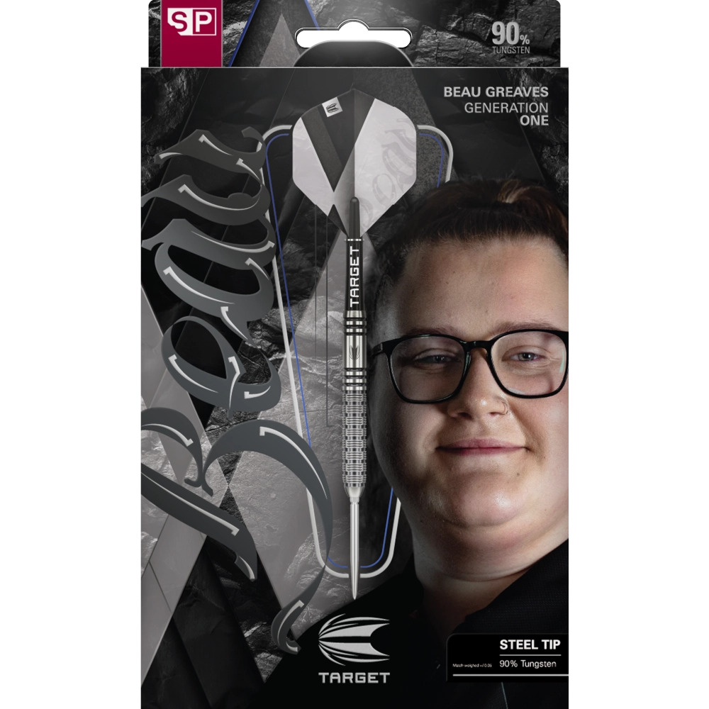 Target Beau Greaves G1 Swiss Point Steel Tip Darts 90%