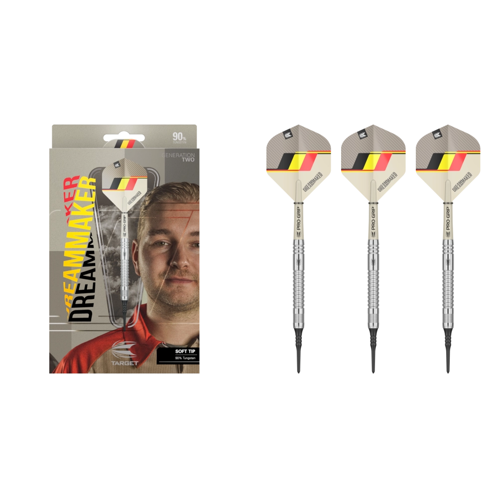 Target Dimitri van den Bergh G2 Soft Tip Darts 90%