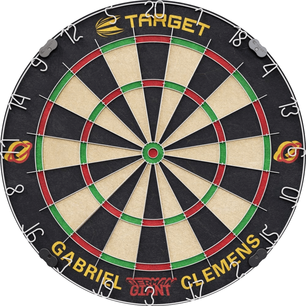 Target Gabriel Clemens Dartboard + 2 Dartsets
