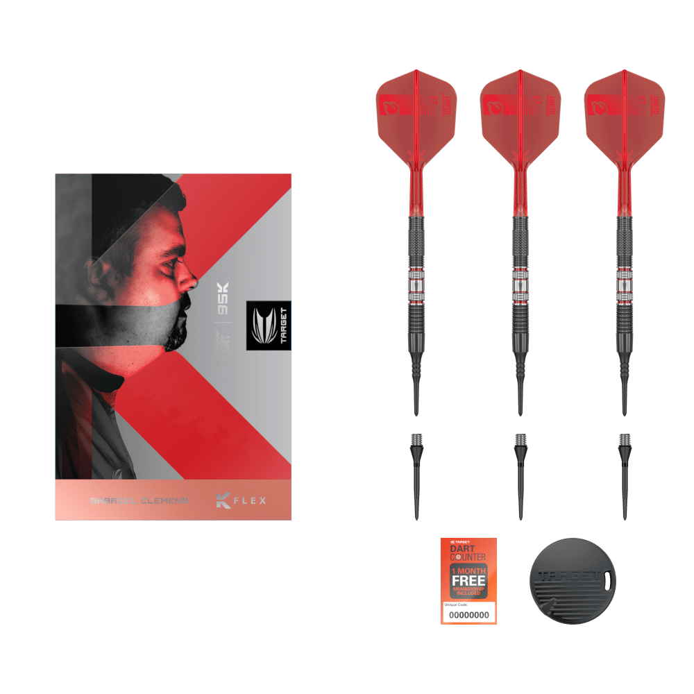 Target Gabriel Clemens 95K Softdart 95%