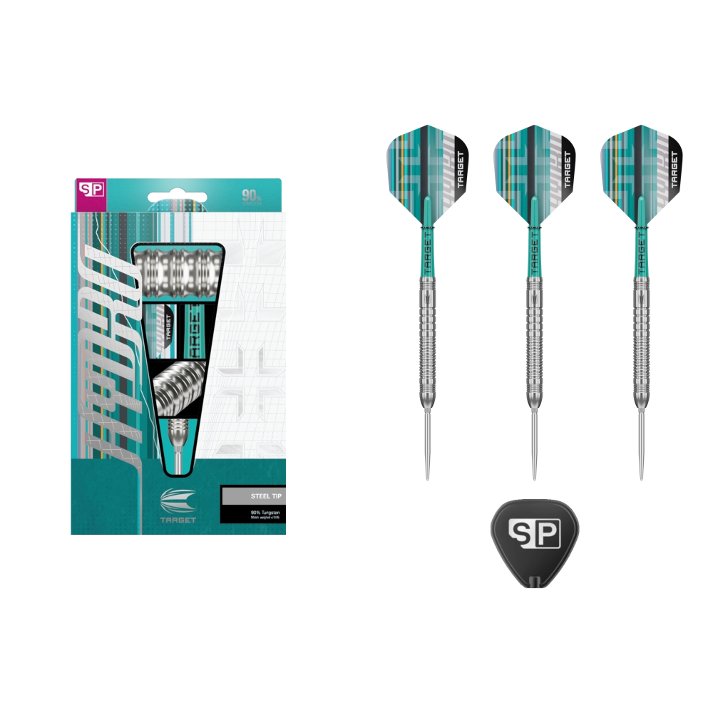 Target Hydro 03 Swiss Point Steel Tip Darts 90%